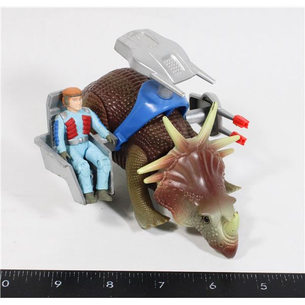 VINTAGE 1987 TYCO TOYS INC DINO RIDERS STYRACOSAUR