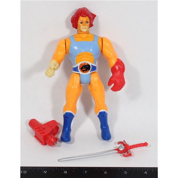 VINTAGE 8"THUNDERCATS LION-O 1985 TELEPIX LJN