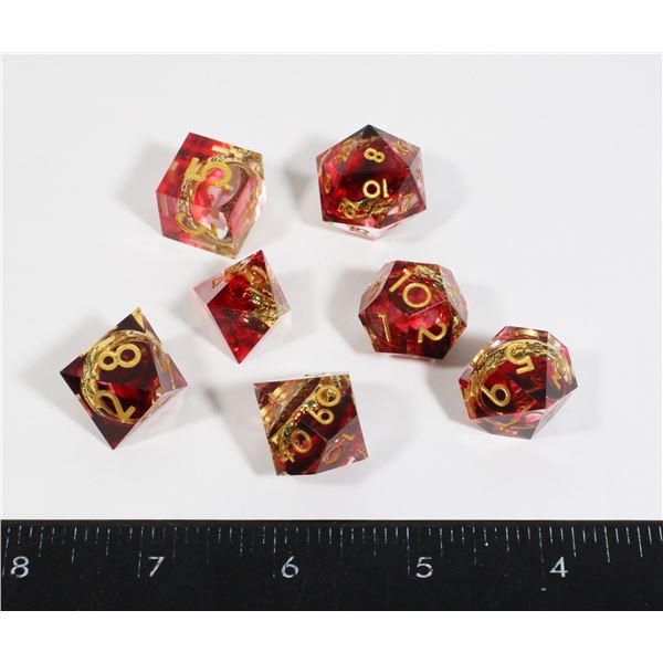 NEW LORD OF THE RINGS THEME 7PC POLYHEDRAL DICE