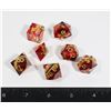 Image 1 : NEW LORD OF THE RINGS THEME 7PC POLYHEDRAL DICE
