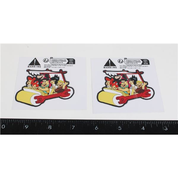 2 NEW FLINTSTONES THEME DECAL