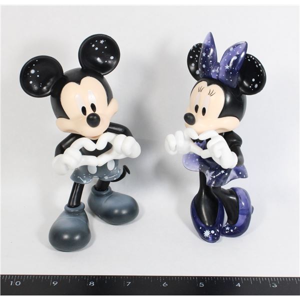 NEW SEALED 2PC SET 6" MICKEY AND MINNIE FIGURES