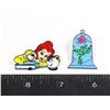 Image 1 : 2 NEW BEAUTY AND THE BEAST THEME LAPEL PIN