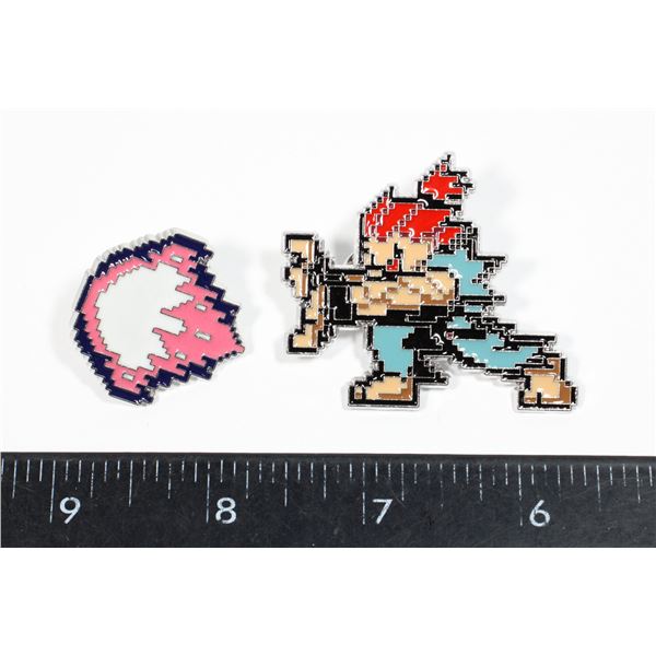NEW SUPER PUZZLE FIGHTER THEME AKUMA 2PC LAPEL PIN