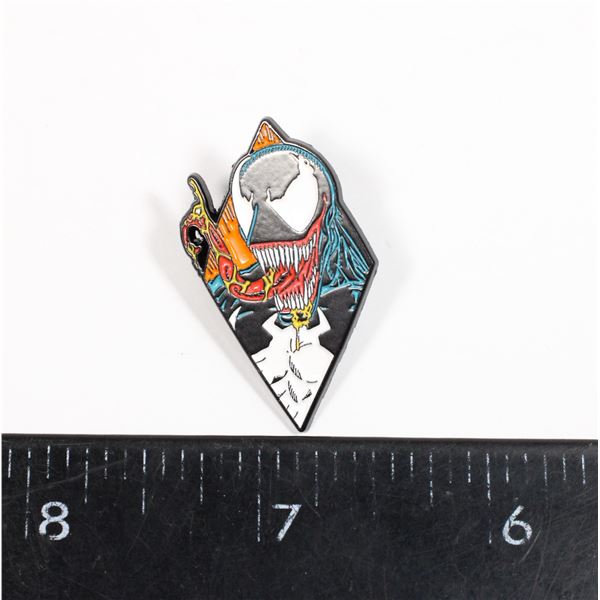 NEW VENOM THEME DIAMOND SHAPED LAPEL PIN