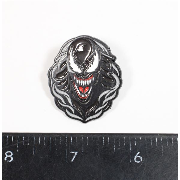 NEW VENOM THEME BLACK LAPEL PIN