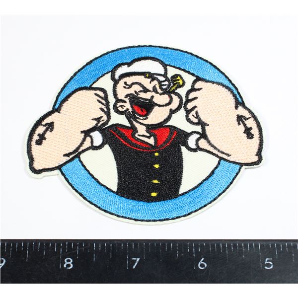 NEW POPEYE THE SAILOR MAN THEME IRON/SEW ON