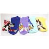 Image 1 : 5 NEW PAIRS OF DISNEY THEME SOCKS