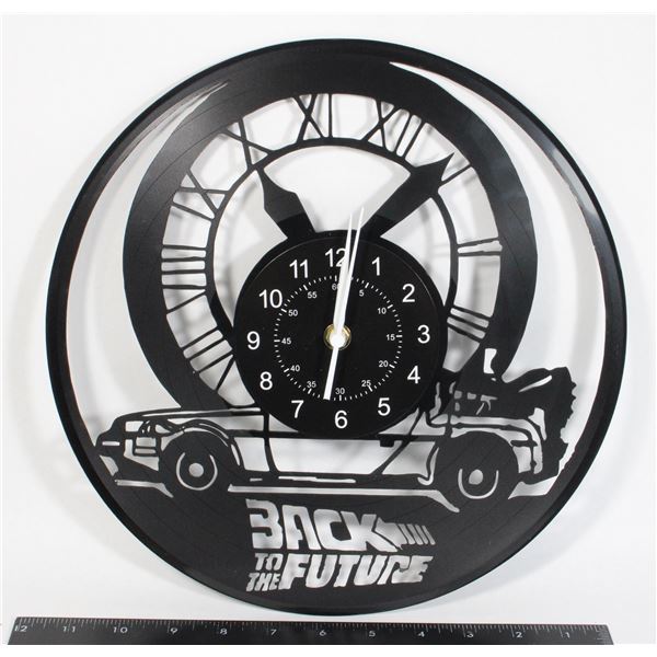 NEW BACK TO THE FUTURE THEME VINYL ENGRAVED WALL