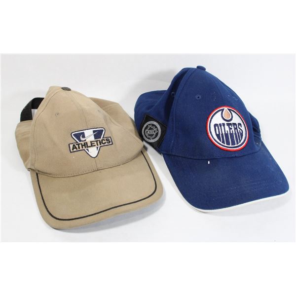VINTAGE OILERS AND NIKE ATHLETICS CAP