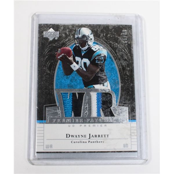 UPPER DECK DWAYNE JARRETT PREMIER PATCHES