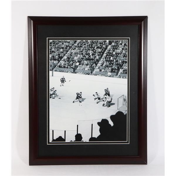 JAQUES PLANTE AT THE MONTREAL FORUM IN THE 1950S