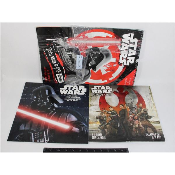 SET OF 3 STAR WARS CALENDARS