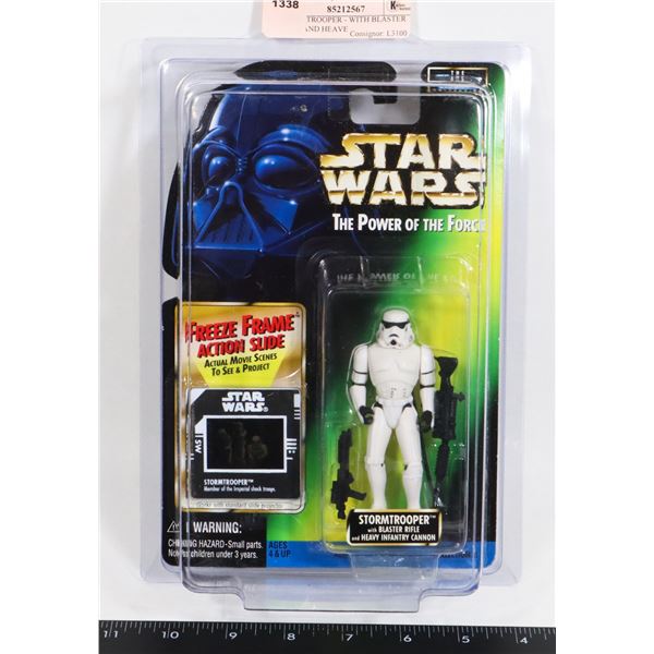 STAR WARS STORMTROOPER - WITH BLASTER RIFLE AND