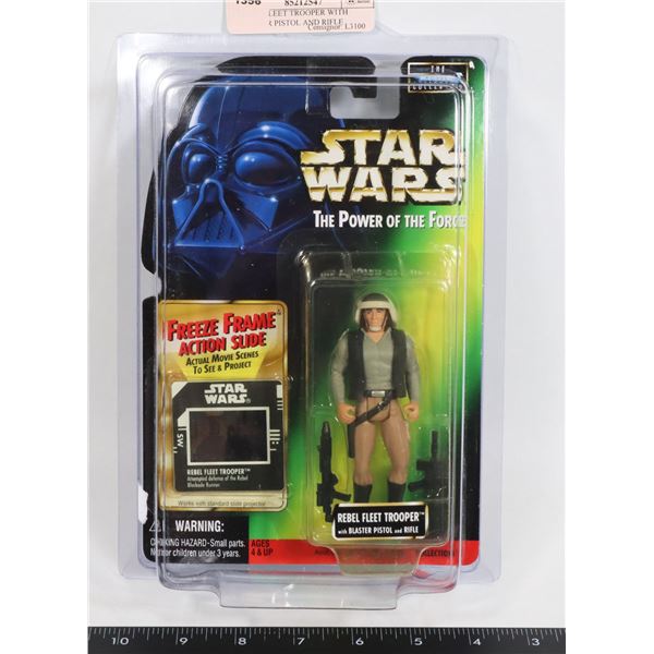 STAR WARS REBEL FLEET TROOPER WITH BLASTER PISTOL
