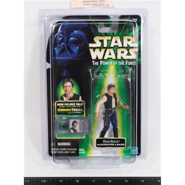STAR WARS HAN SOLO - WITH BLASTER PISTOL & HOLSTER
