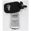 Image 1 : SILVER MOTOROLA CELL PHONE WITH BLACK K2 CLIP-ON
