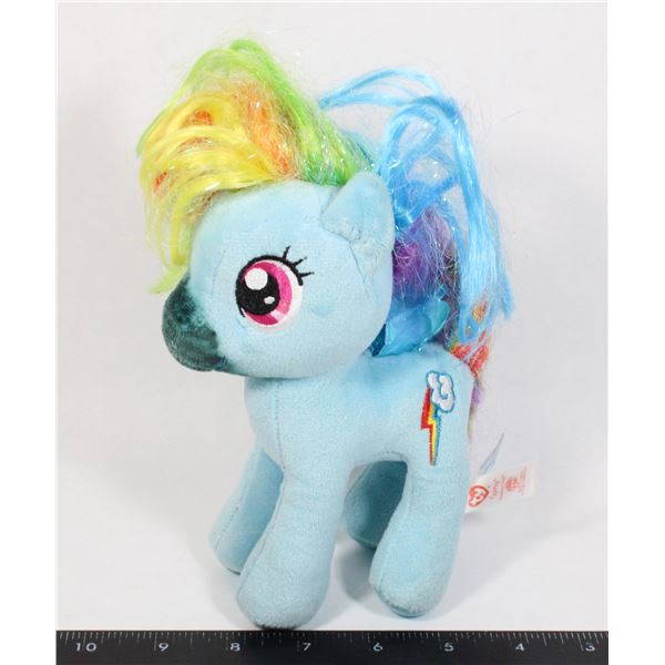 HASBRO TY SPARKLE RAINBOW DASH SKY BLUE MY LITTLE