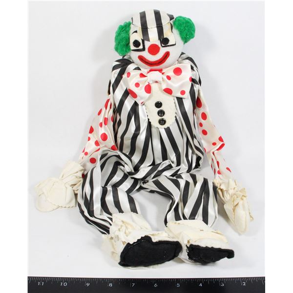 COLOURFUL, HAND-MADE, BOX CLOWN