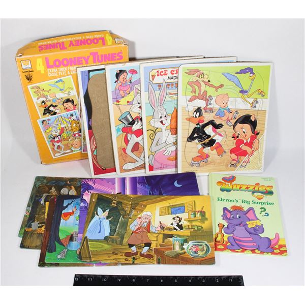 WHITEMAN LOONEY TUNES 4 PUZZLE SET