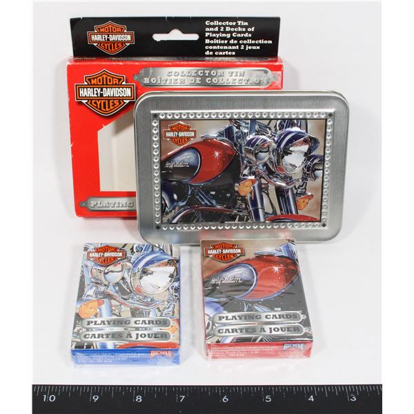 NEW HARLEY DAVIDSON PLAYING CARDS 2 PACK