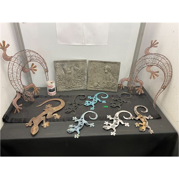 Large lot of outdoor ornaments