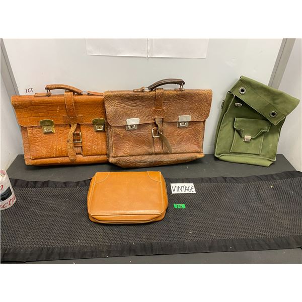 Vintage brief cases and bags