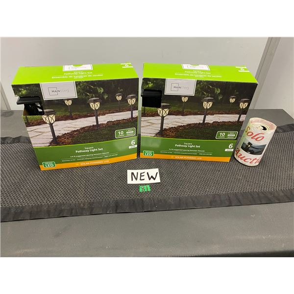 2 boxes of new Pathway LED lights, total of 12