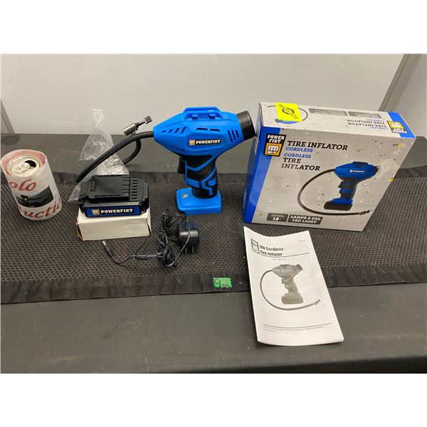 Powerfist brand tire inflator with original box