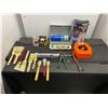 Image 1 : Lot of tools including paint brushes, propane torch and more