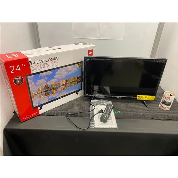 24" TV/DVD combo with remote in original box