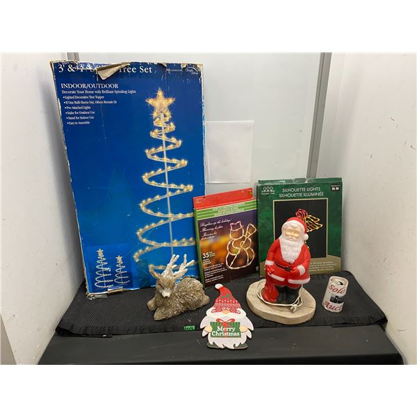 Large lot of Christmas decorations