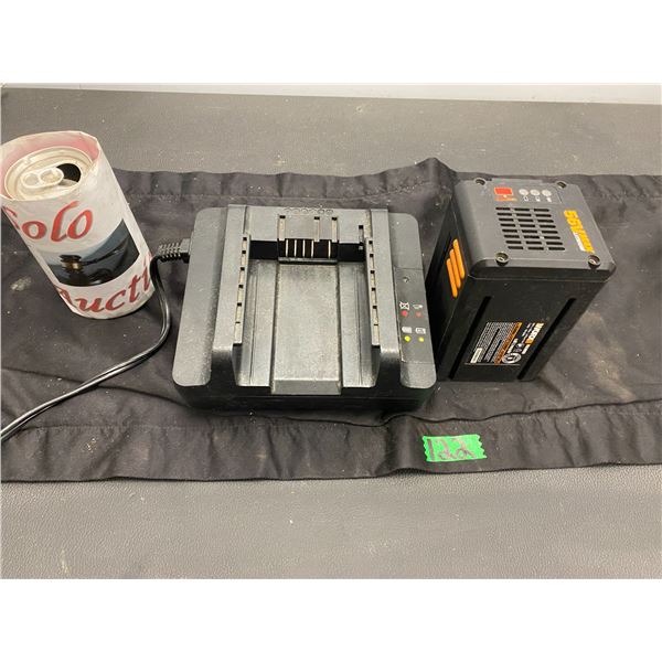 56V lithium battery with charger