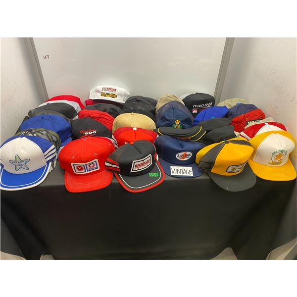 30 Plus vintage caps