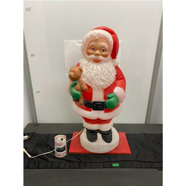 Outdoor Santa Claus lighted ornament