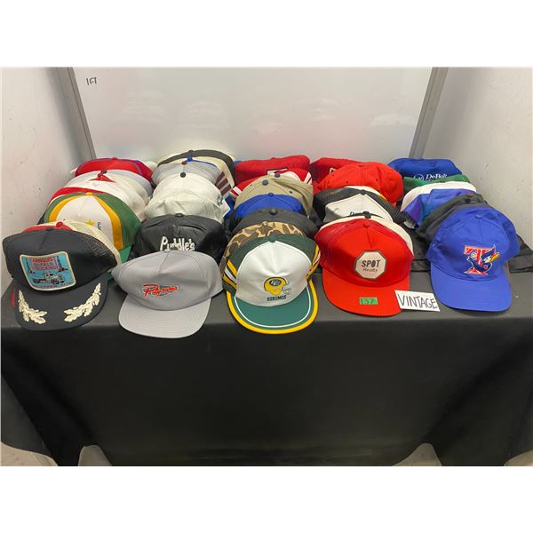 30 Plus vintage baseball caps