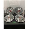 Image 1 : Set of 4 vintage Pontiac hubcaps, 15 inch
