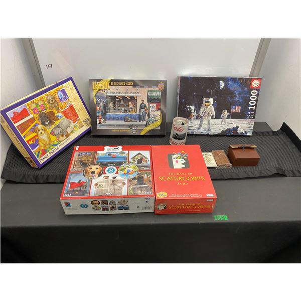 Lot of puzzles and board games