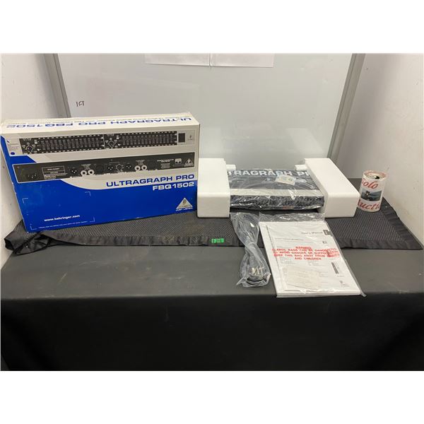 Behringer brand ultragraph pro graphic equalizer