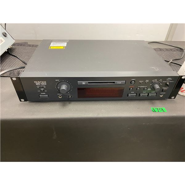 Tascam MD- 350 mini-disc recorder/player designed for applications in live theatre, houses of worshi