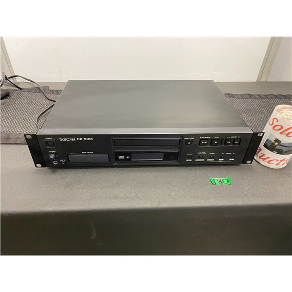 Tascam CD-200SB rackmount CD and solid state player for professional use in commercial and studio en