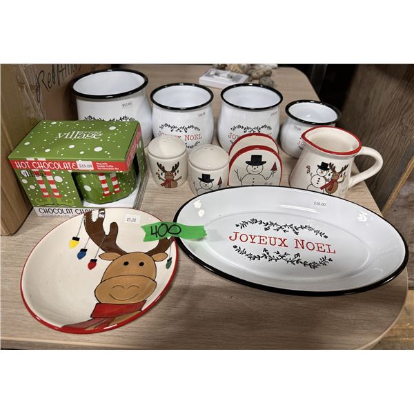 Lot of new Christmas dishes