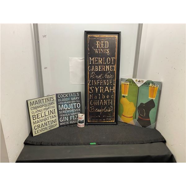 Lot of wall art home décor items