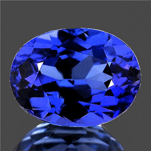 Natural Oval Purple Blue Tanzanite 8x6 MM [Flawless-VVS]
