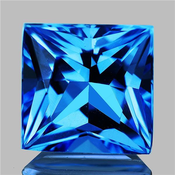 Natural Princess Swiss Blue Topaz  {Flawless-VVS1}