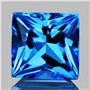 Image 1 : Natural Princess Swiss Blue Topaz  {Flawless-VVS1}