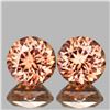 Image 1 : Natural Padparadscha Spinel Pair {Flawless-VVS}