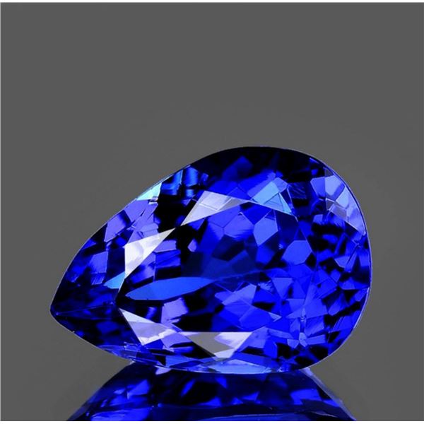 Natural D-Block Pear Tanzanite 13x9 MM [Flawless-VVS]
