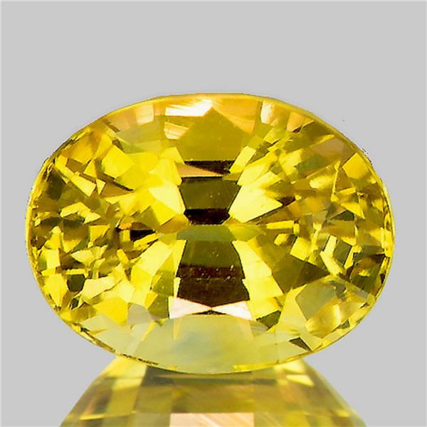 Natural Yellow Sapphire 1.52 Cts  [Flawless-VVS]