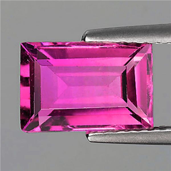 Natural Intense Pink Tourmaline {Flawless-VVS1}